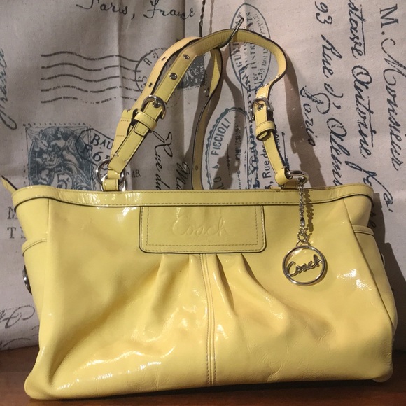 Coach summer yellow bag - Picture 1 of 4